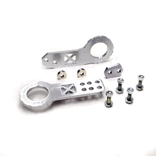 Godspeed Project CNC Aluminum Silver Front Rear Universal Tow Hook For US JDM
