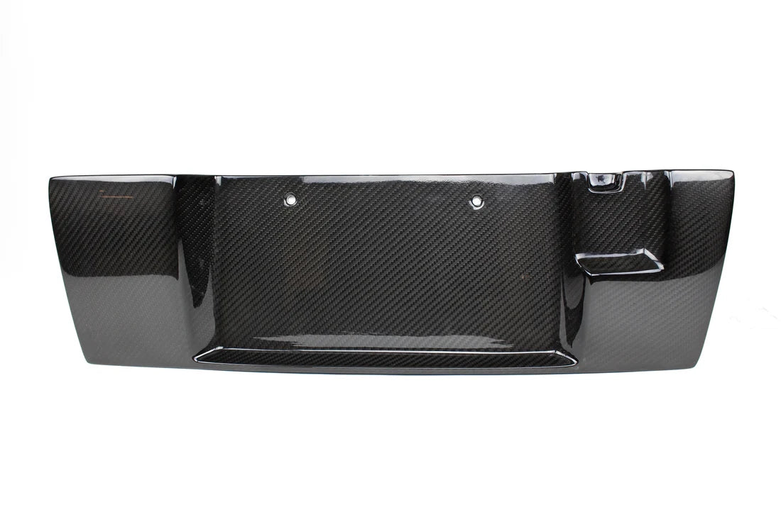 APR Performance Carbon Fiber Rear License Plate Backing For 12-16 Nissan GTR R35