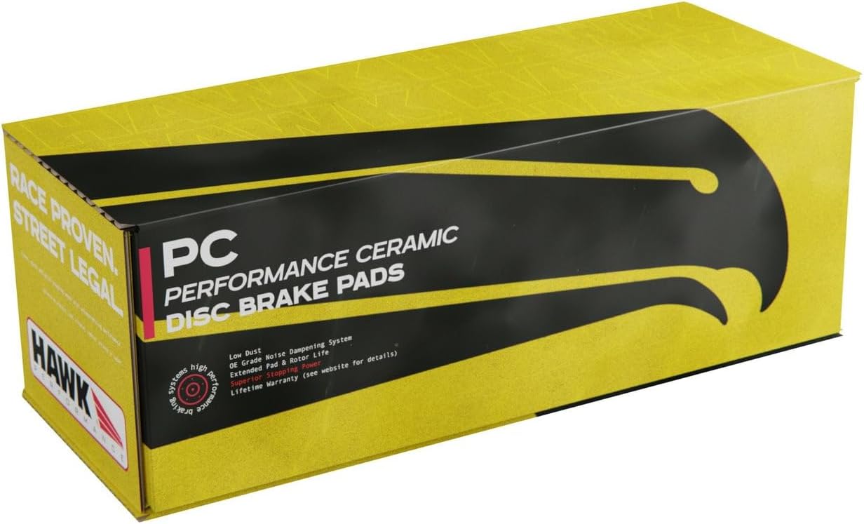 HAWK HB545Z.564 Ceramic Street Brake Pads for 2003-2009 Nissan 350Z - Front