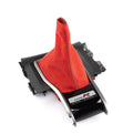 Hybrid Racing Red Suede Red Stitching Shift Boot Kit For 2016-2021 Honda Civic