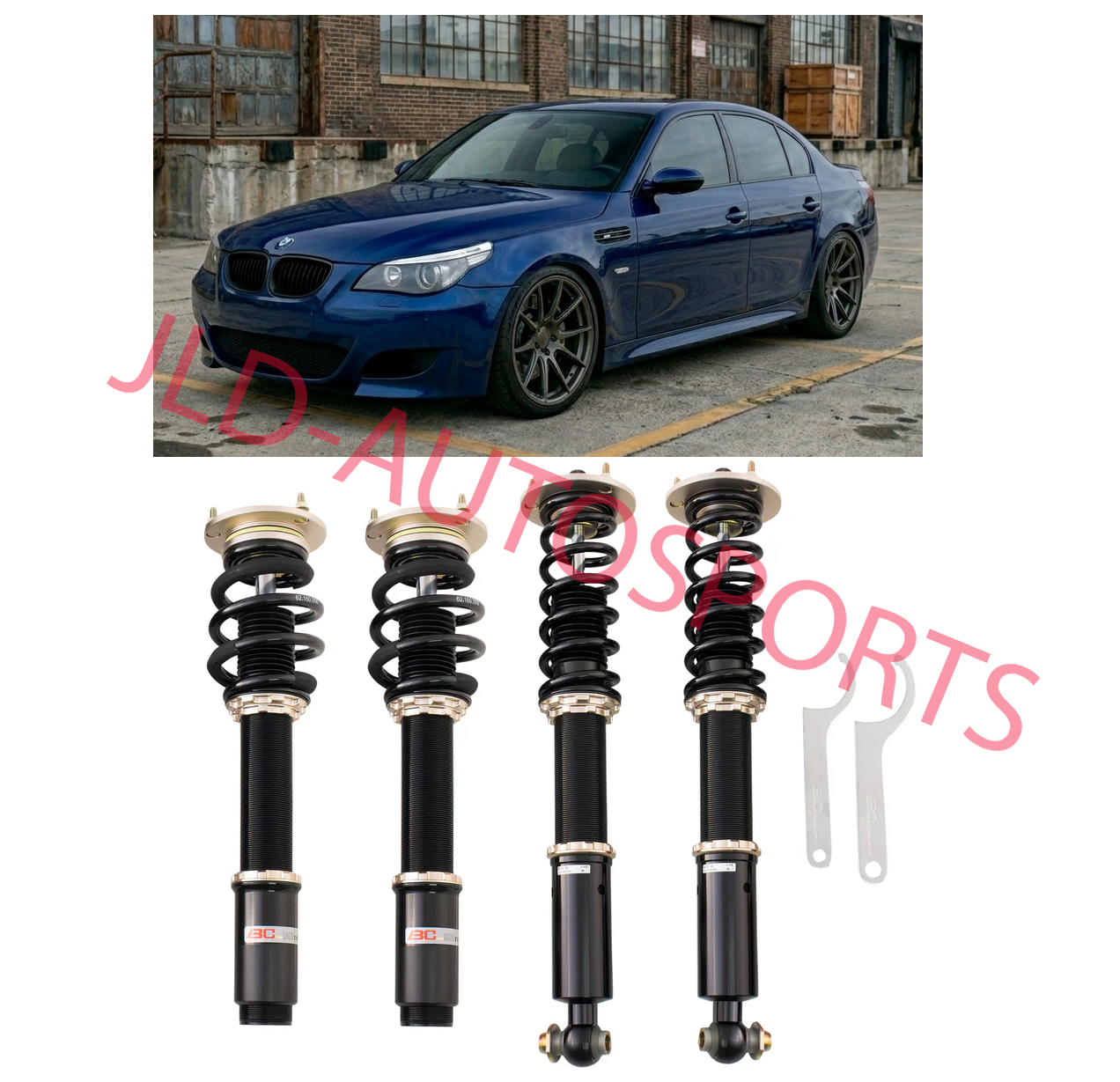 BC Racing BR Lower Coilover Strut Kit For 2006-2010 BMW 5-Series M5 E60 (RWD)