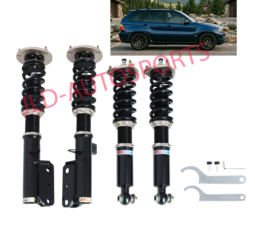 BC Racing BR Lowering Coilover Spring Set For 2001-2006 BMW X5 E53 - True Rear