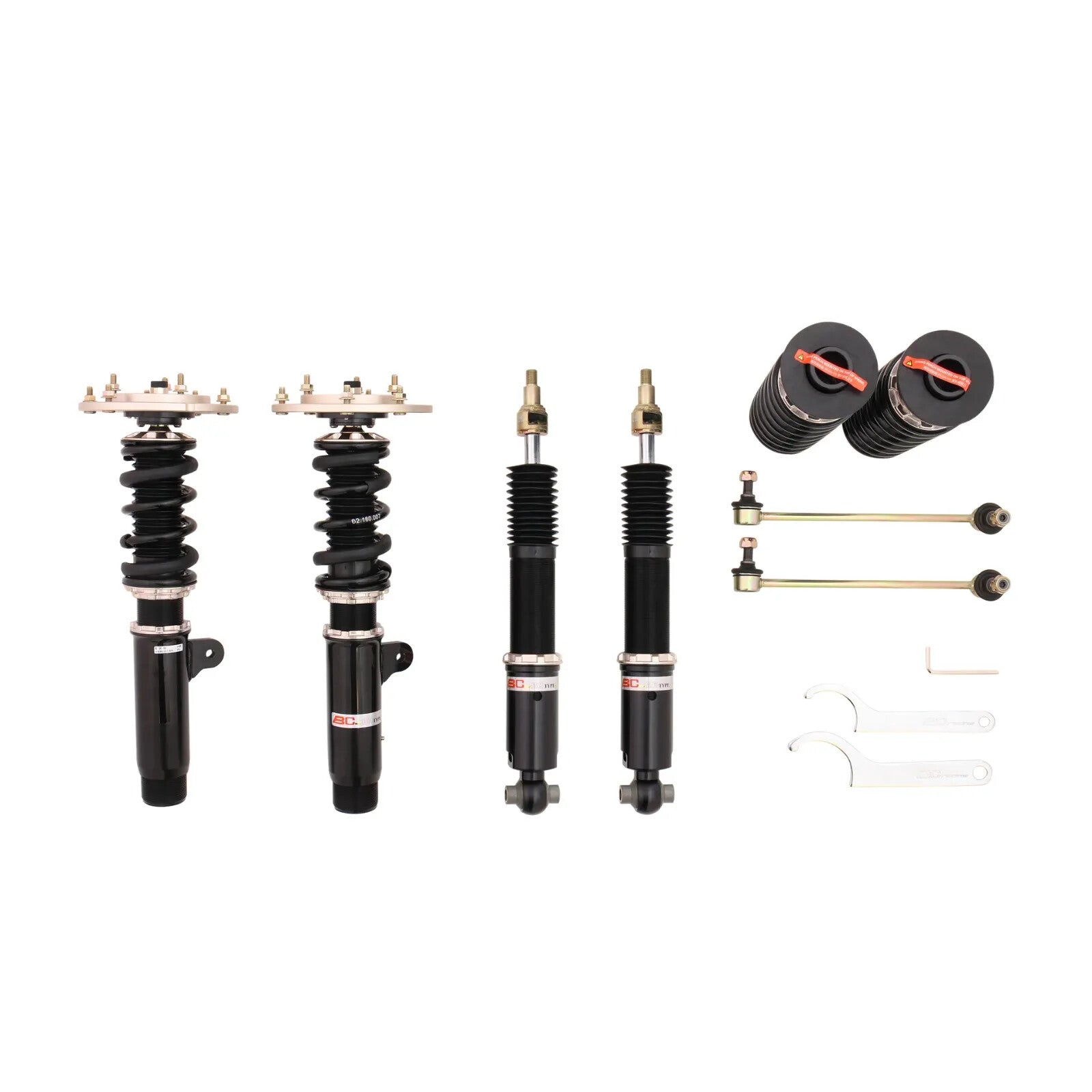 BC Racing BR Coilover Kit For 14-21 BMW 2-Series (RWD - F22) (5-Bolt Top Mounts)
