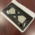 Carbon Fiber US License Plate Cover Frame w Tint Cover 1Pc Universal Car Truck