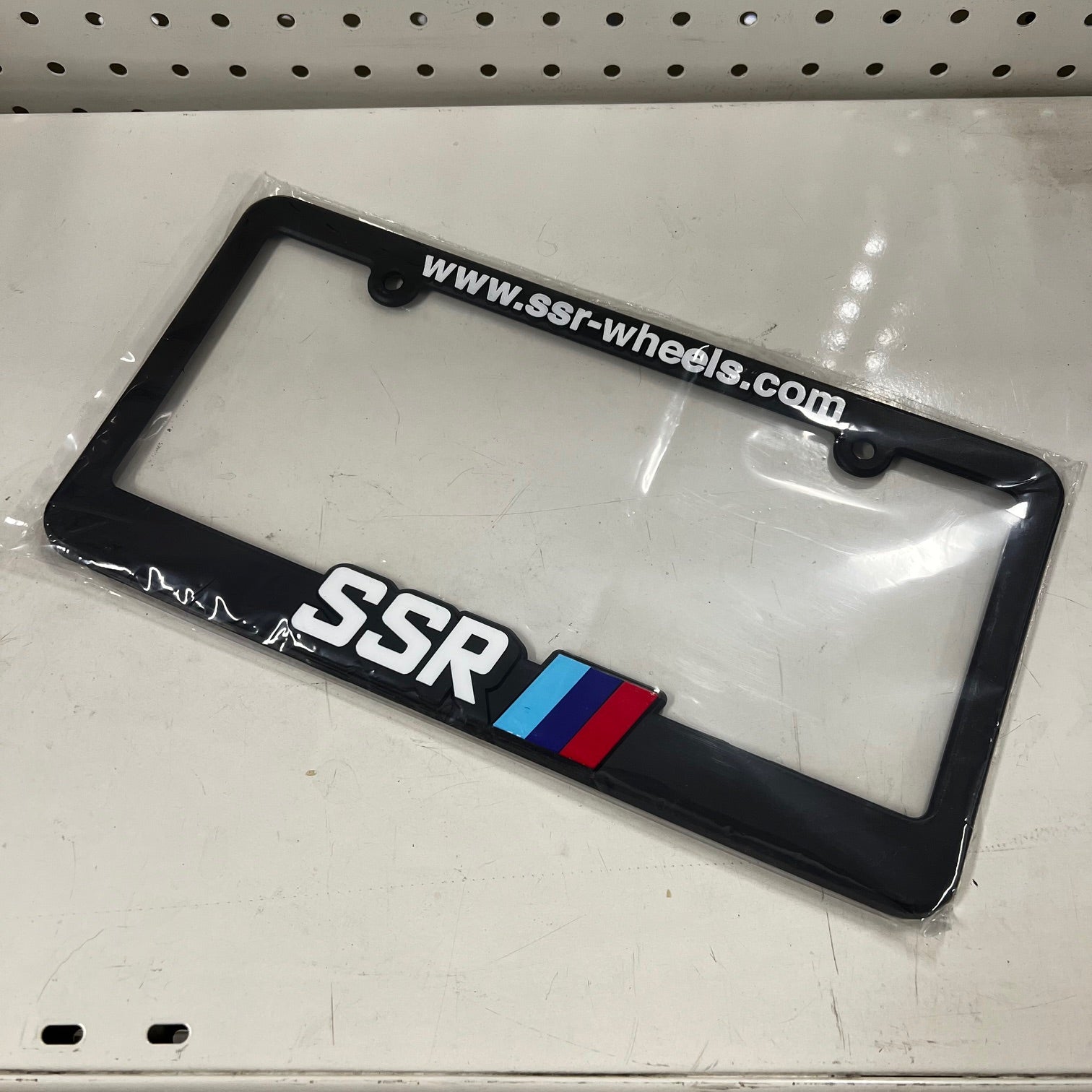 SSR WHEELS LICENSE PLATE FRAME - UNIVERSAL AUTHENTIC For SP1 GTX GTV PROFESSOR