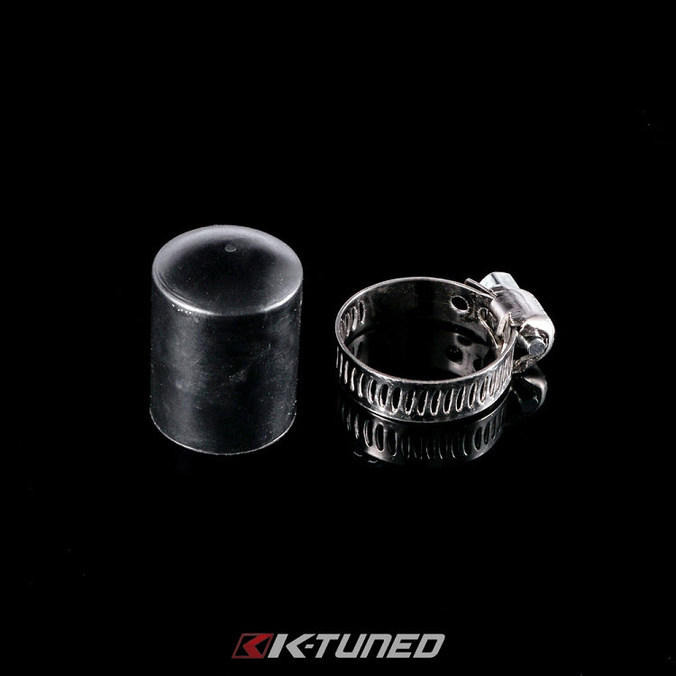 K-TUNED HEATER HOSE DELETE BLOCK OFF CAP 5/8€�: RUBBER