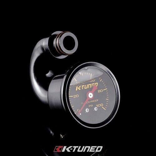 K-TUNED CENTER MOUNT FUEL PRESSURE GAUGE (W/ FITTING) - KR-FIT-CMFG