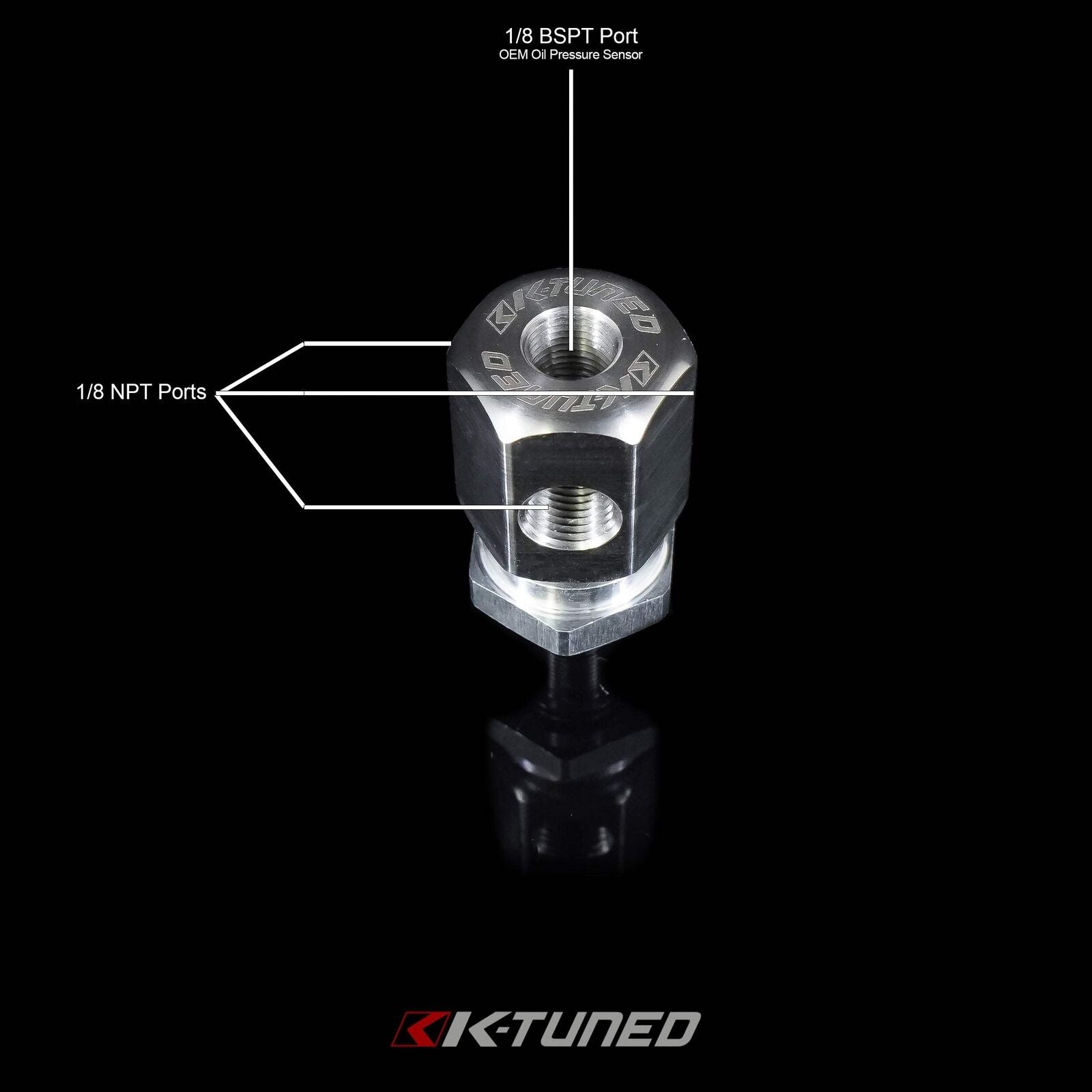 K-Tuned Version 3 Oil Pressure Sensor Adapter for Honda K series K20 / K24