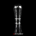 K-Tuned Black Tear Drop Aluminum Shift Knob M10x1.5 For Honda Acura Manual