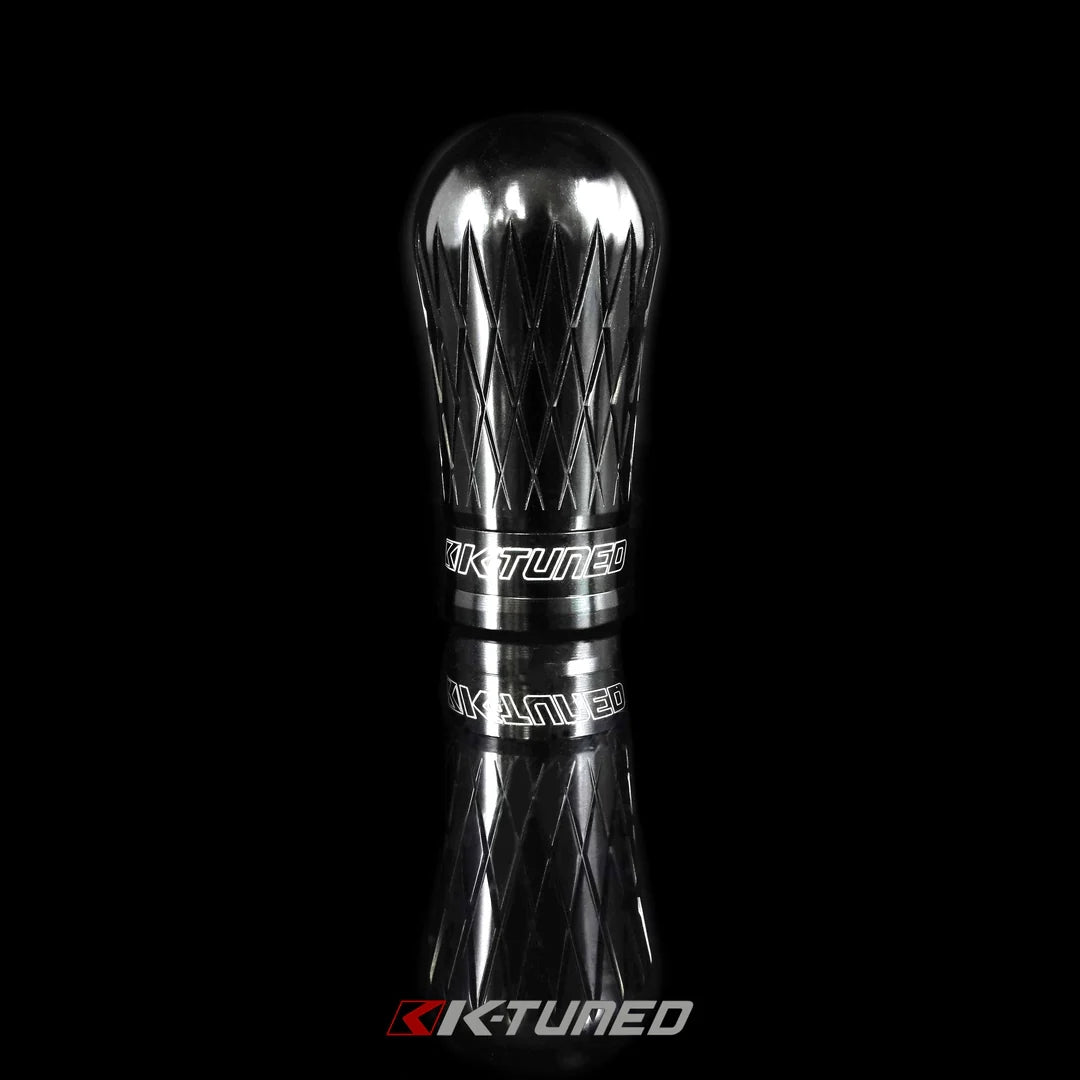 K-Tuned Black Tear Drop Aluminum Shift Knob M10x1.5 For Honda Acura Manual