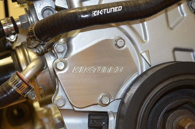 K-Tuned Billet Tensioner Cover for Honda K20 K24 - RSX Civic Si TSX