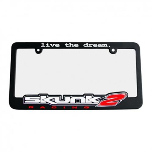 Skunk2 Live The Dream License Plate Frame 1 For Car Truck US Plate 838-99-1450