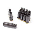 Godspeed Steel Black GR48 Steel Lug Nuts M12X1.25 With Spin Washer Universal
