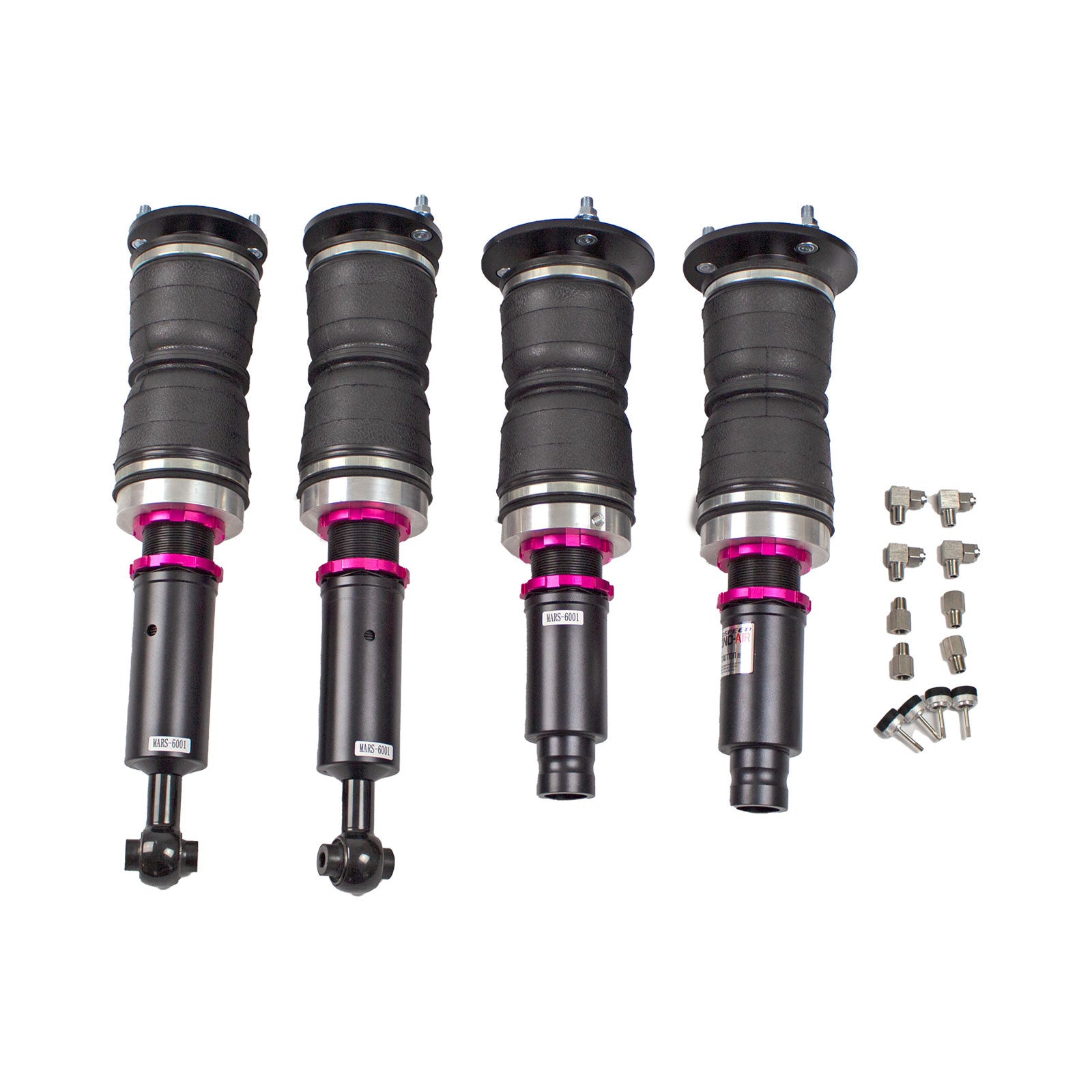 Godspeed Mono Air Suspension Bags Shocks Strut Kit For Acura CL 2001-2003 YA4