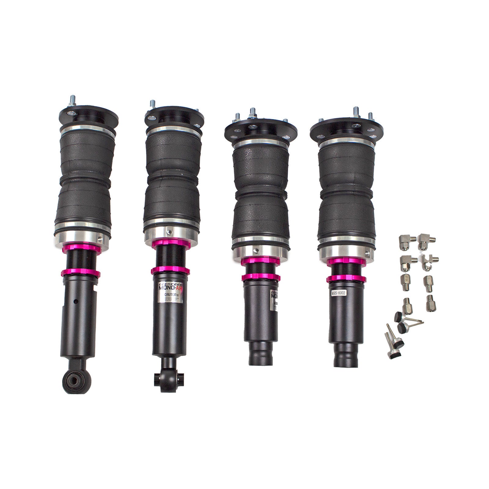 Godspeed Mono Air Suspension Bags Strut Shock Kit For Honda Accord CM 2003-2007
