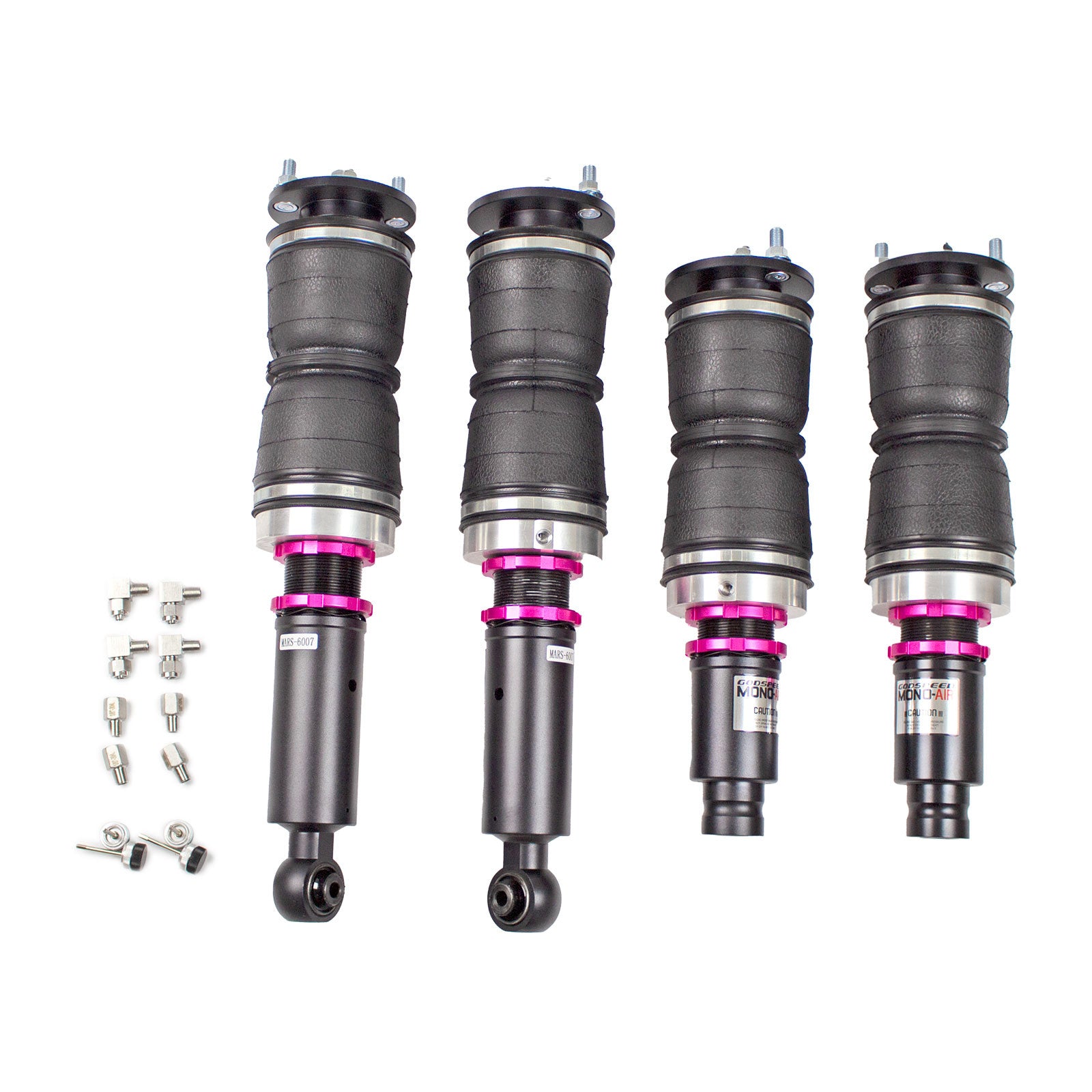 Godspeed Mono Air Suspension Bags Shocks Strut Kit For Honda CR-V CRV 1997-2001