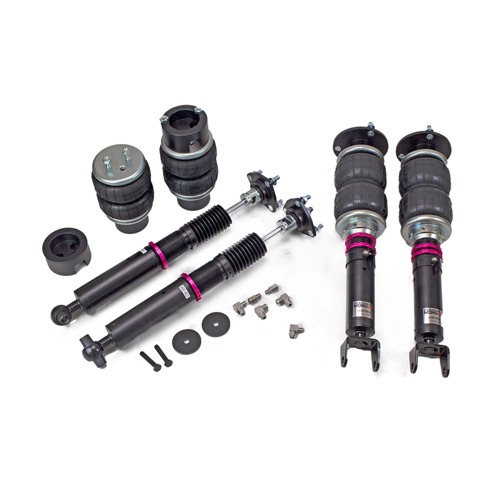 Godspeed Mono Air Suspension Bags Shocks Kit For Lexus GS200T GS300 GS450H 13-20