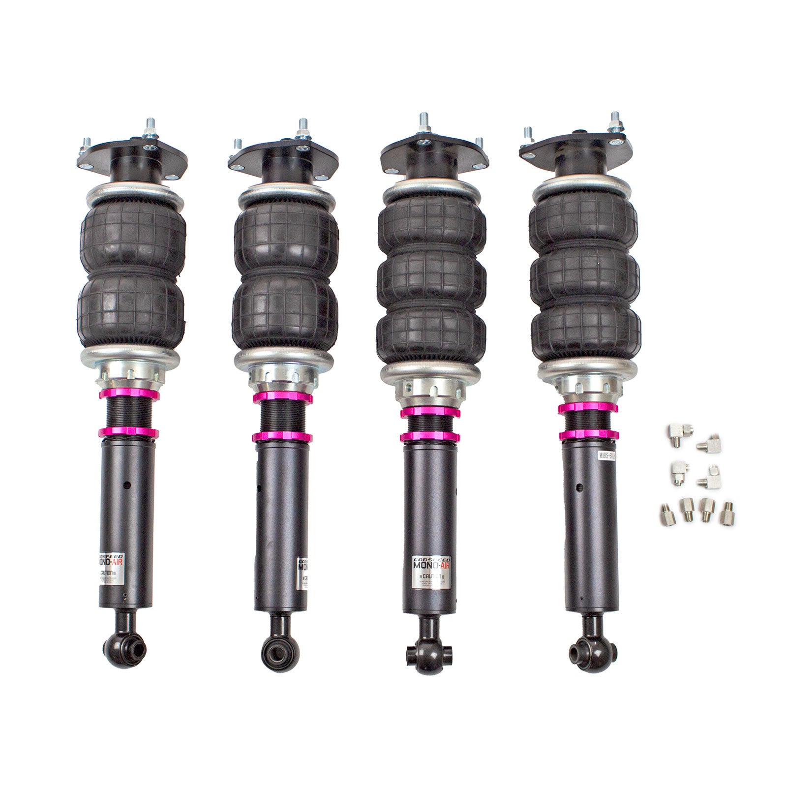 Godspeed Mono Air Suspension Bags Shocks Kit For Lexus LS400 UCF20 UCF21 96-00