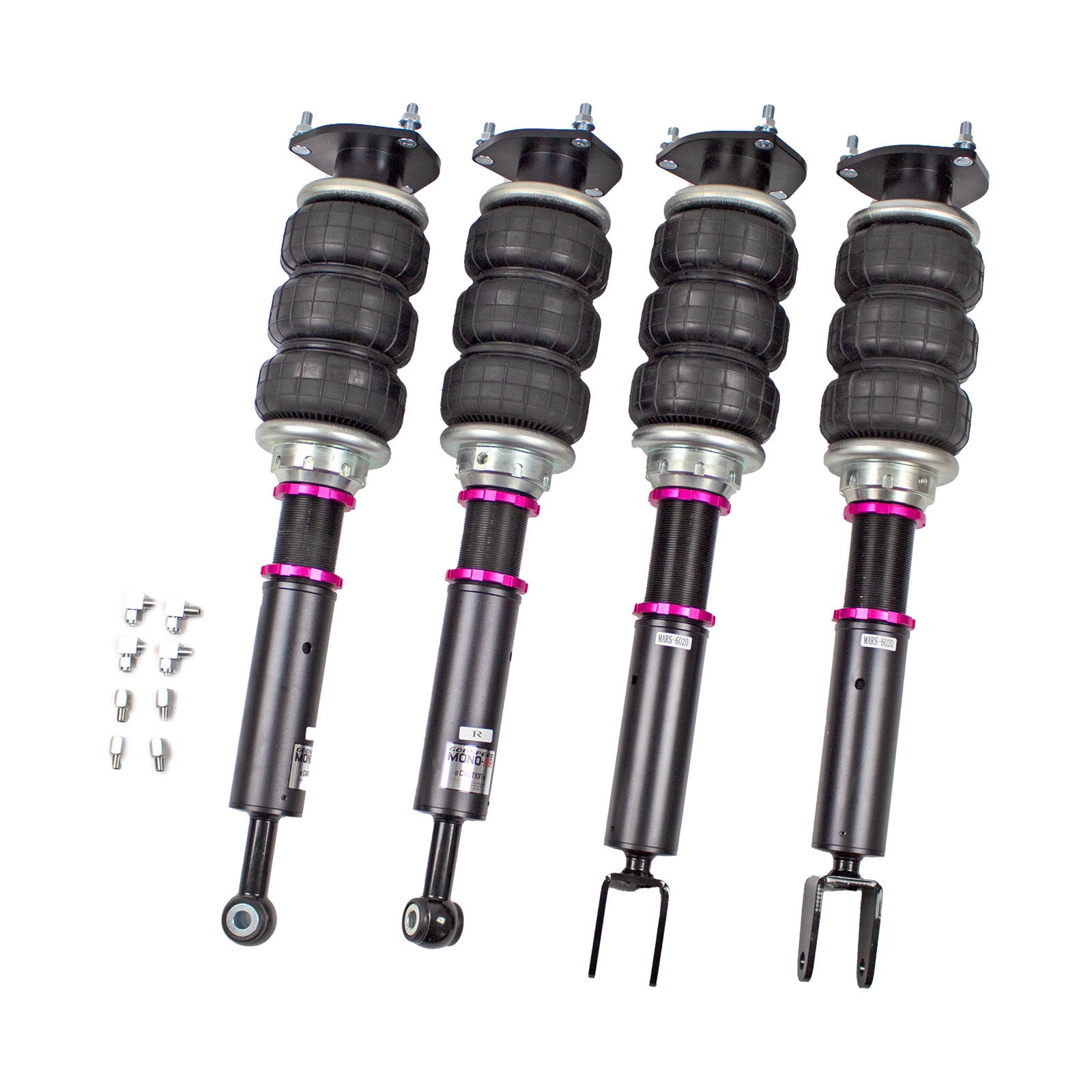 Godspeed Mono Air Suspension Bags Shocks Kit For Lexus LS460 LS460L 2013-2017