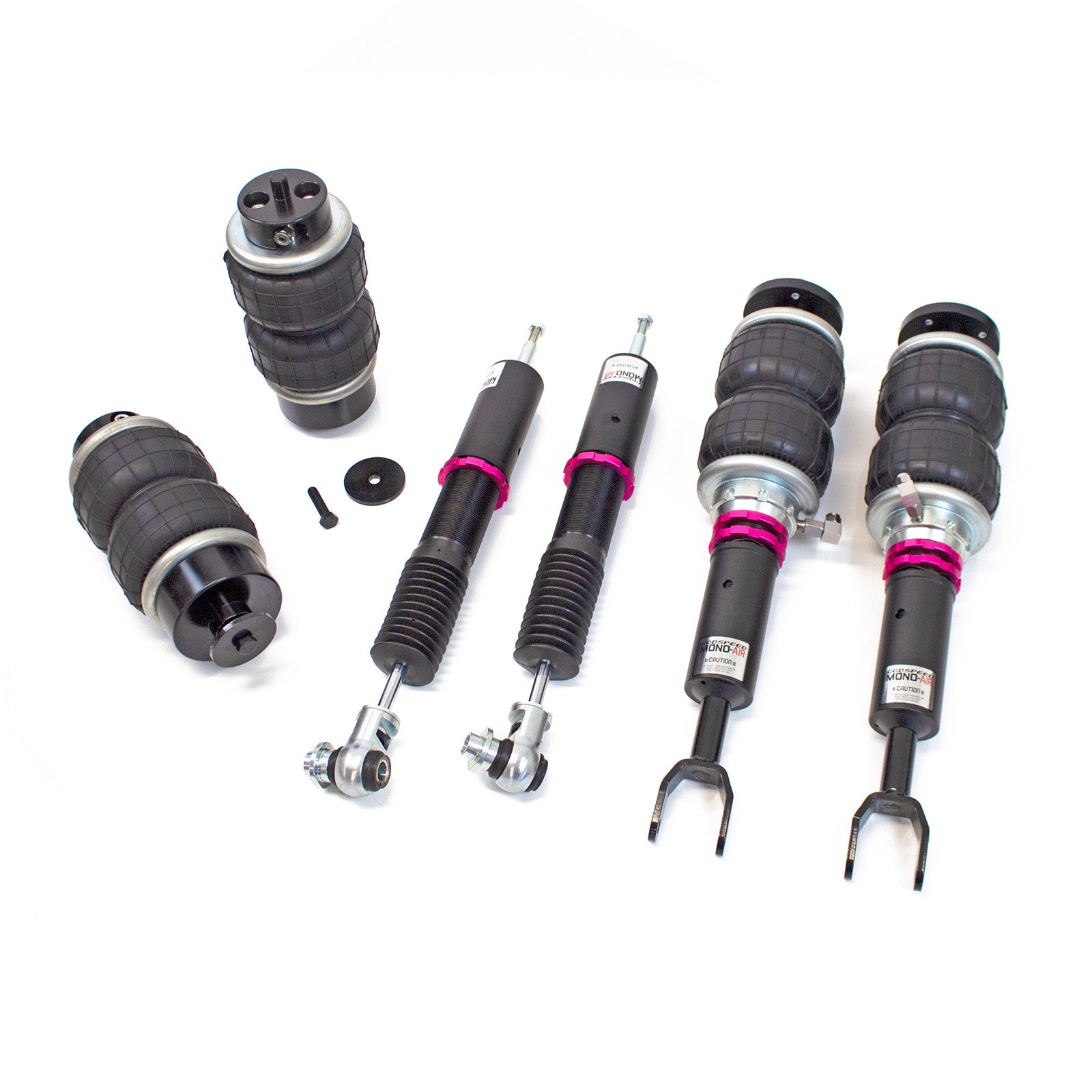 Godspeed Mono Air Suspension Bags Shock Strut Kit For Audi A6 Quattro S6 06-11