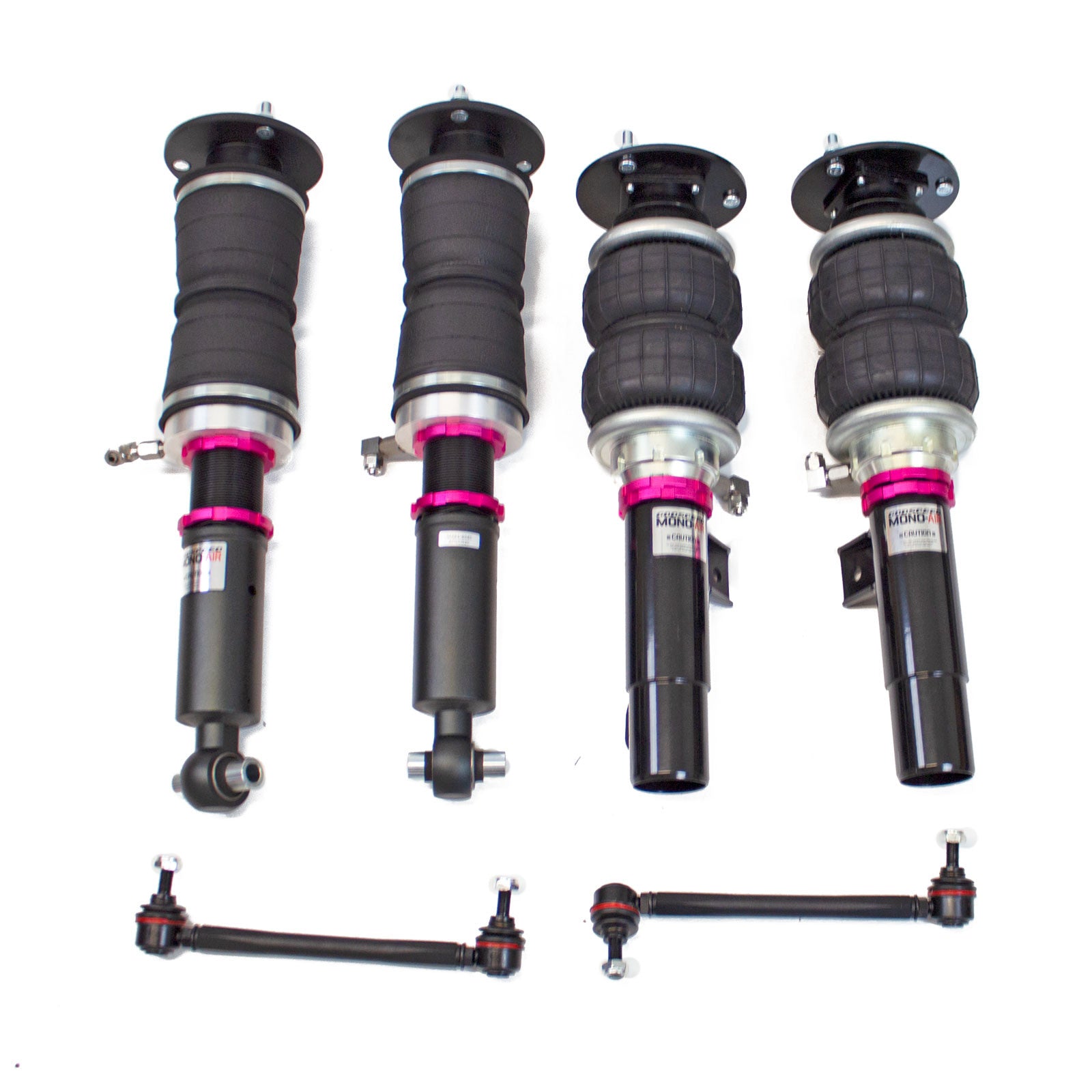 Godspeed Mono Air Suspension Bags Shocks Kit For BMW 7 Series E38 1995-2001