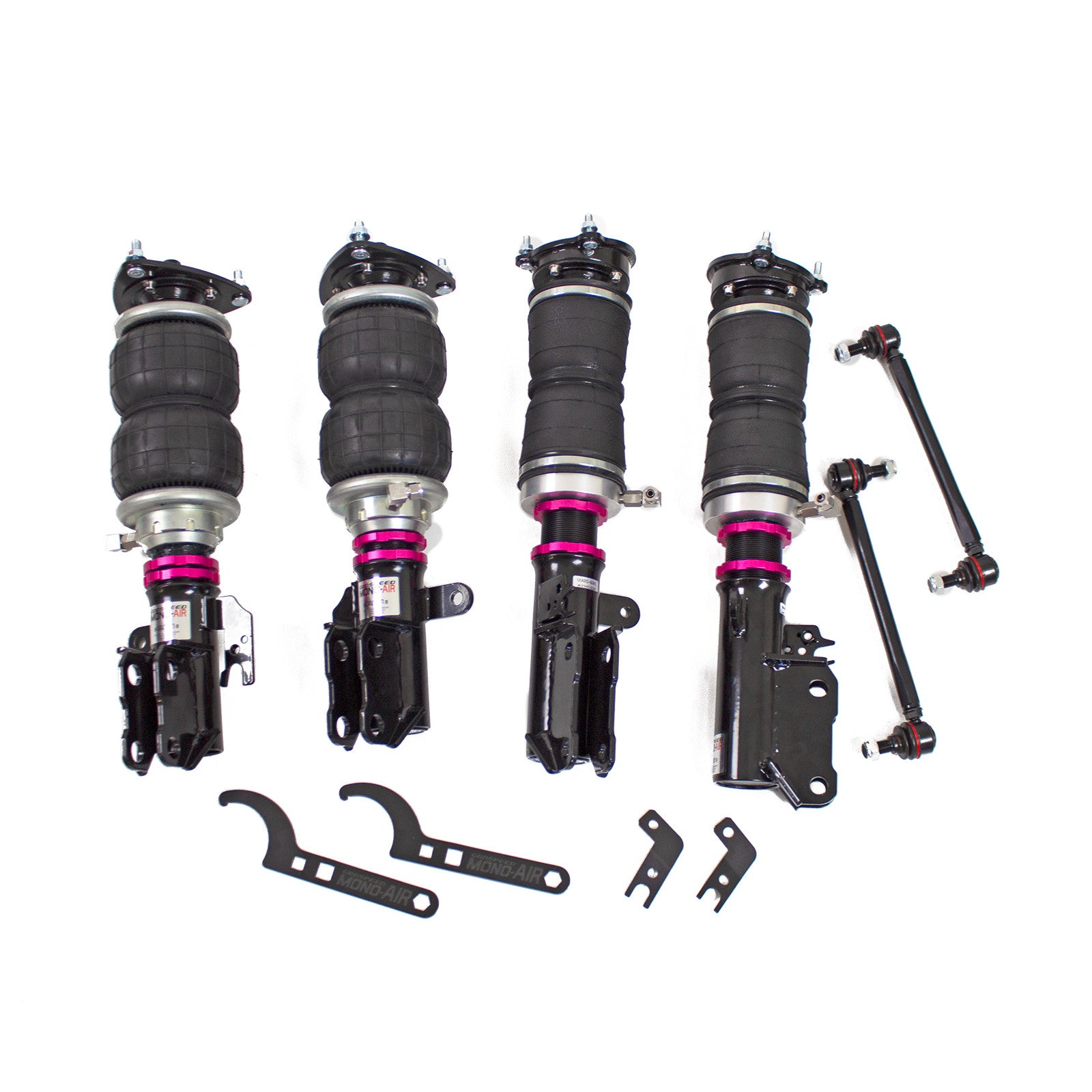 Godspeed Mono Air Suspension Bag Shocks Set Up Kit For Toyota Camry LE XLE 12-17