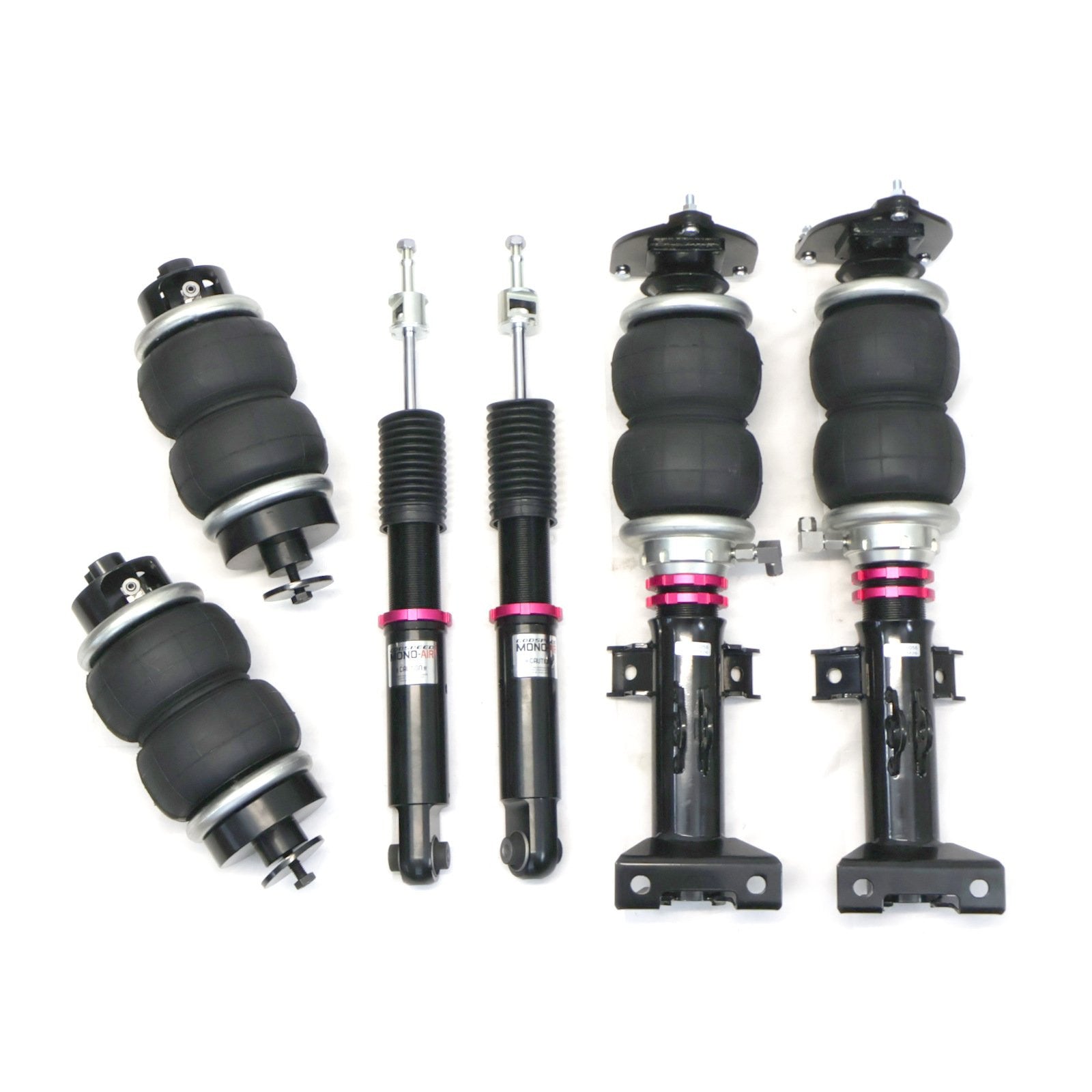 Godspeed Mono Air Suspension Bags Shocks Kit For MB E Class 2 Door RWD 2010-2015