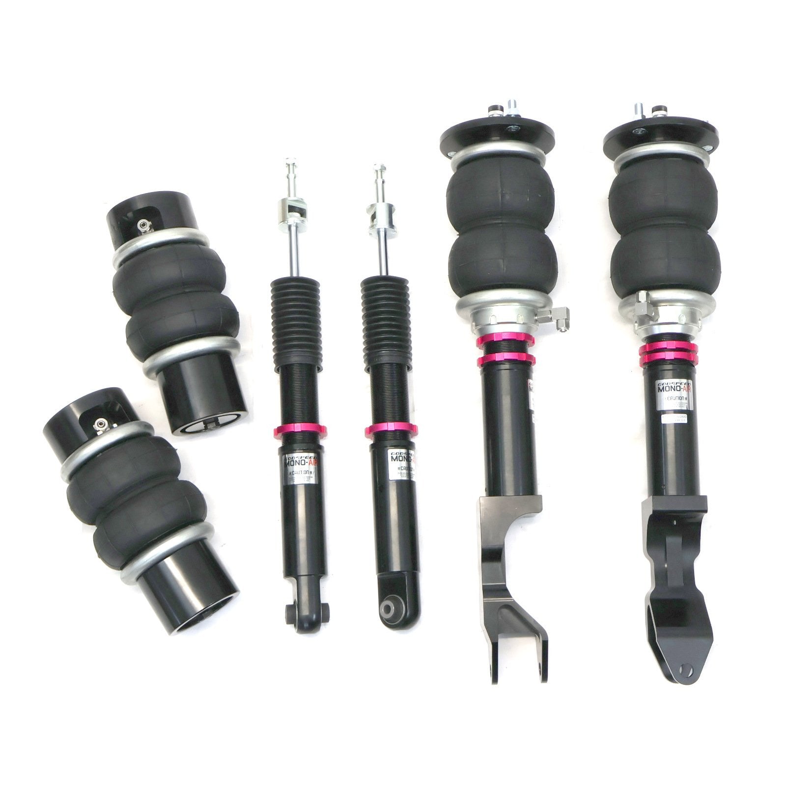 Godspeed Mono Air Suspension Bags Shocks Kit For MB GLC Class AWD 4MATIC 17-23