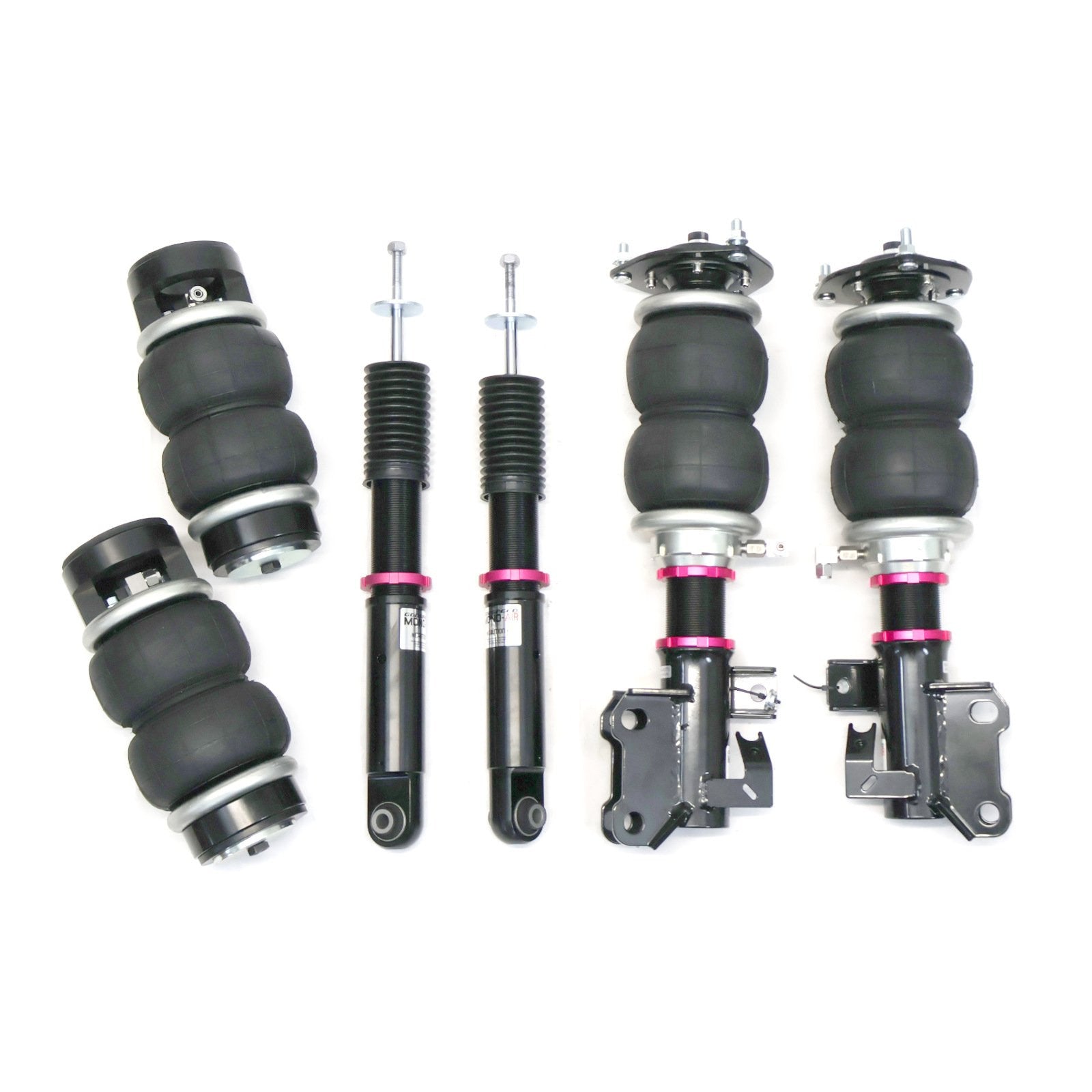 Godspeed Mono Air Suspension Bag Adjustable Shock Kit For Chevrolet Camaro 16-24