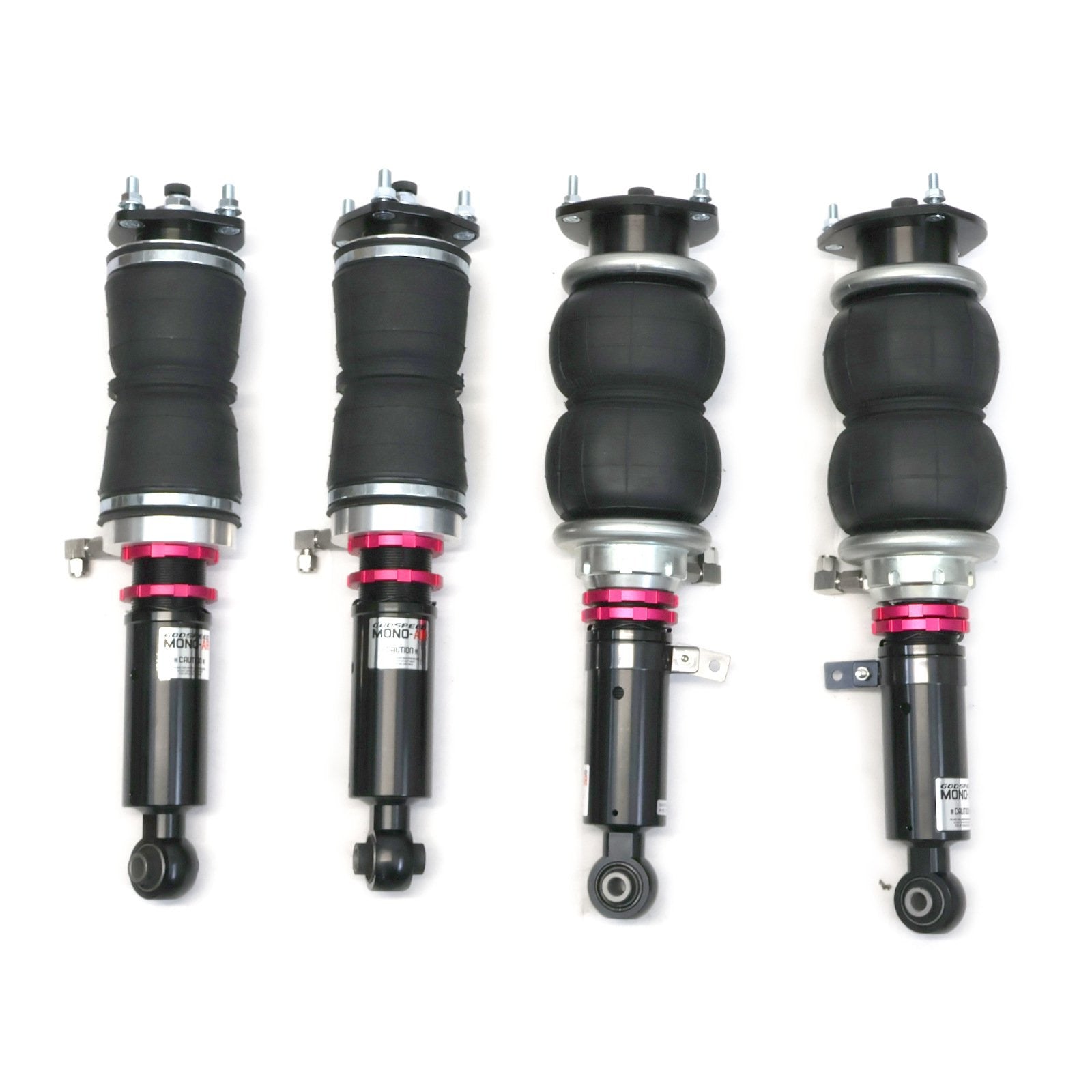 Godspeed Mono Air Suspension Bags Shocks Strut Kit For Lexus IS300 2001-2005