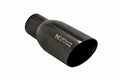 Megan Racing Universal Exhaust Muffler Tip Black Chrome 2.5" Inlet / 3.5" Tip