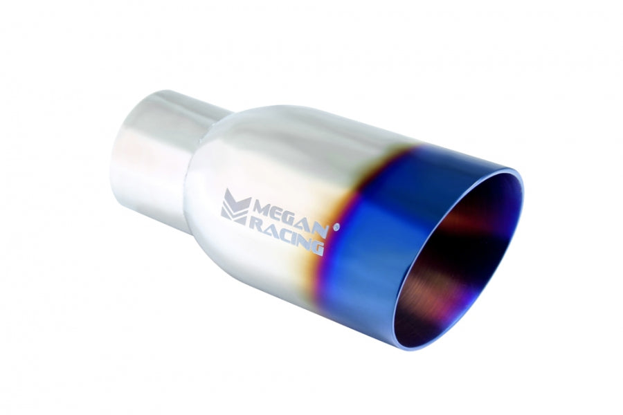 Megan Universal Exhaust Muffler Tip Burnt Slanted 2.5" Inlet / 3.5" Tip
