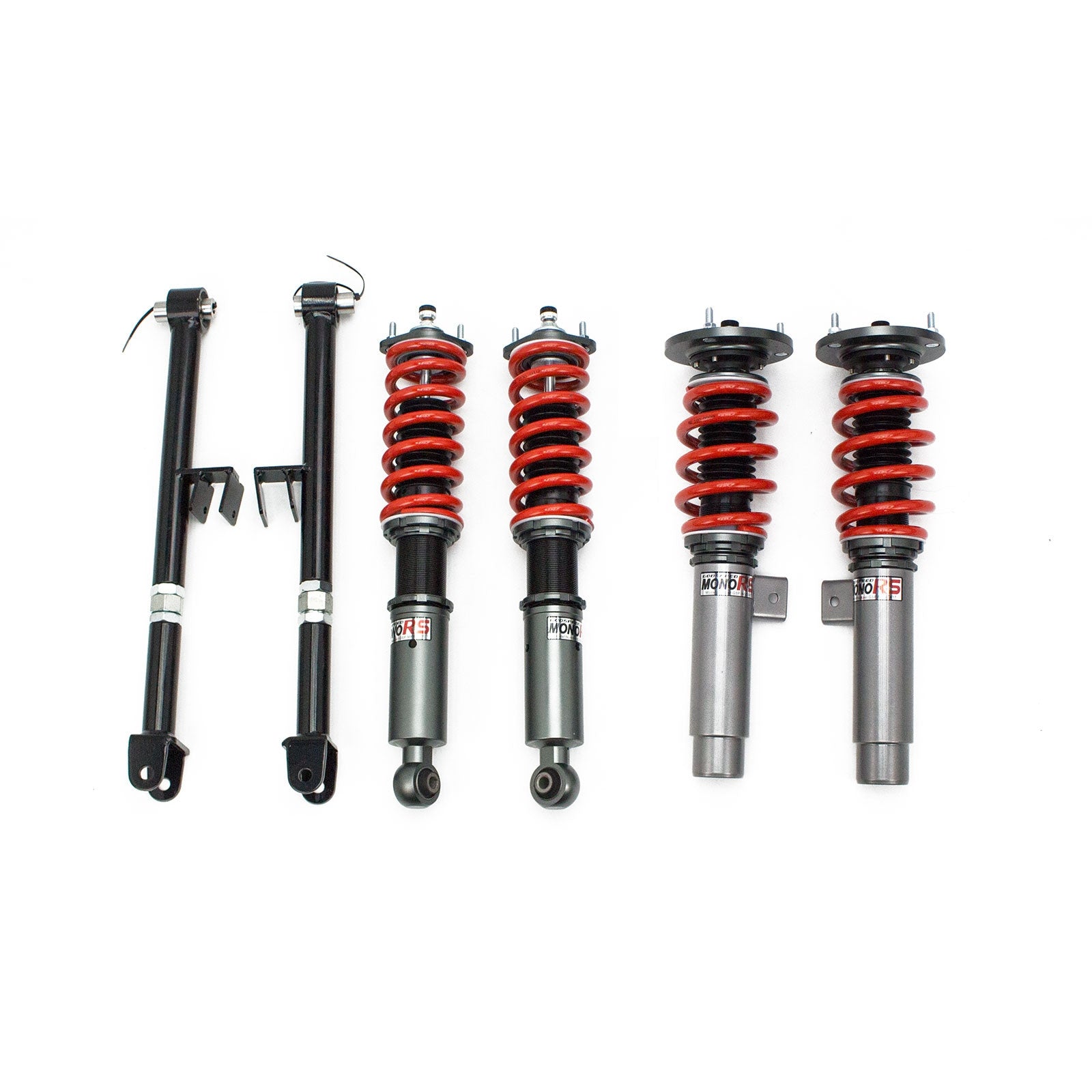 Godspeed MONO RS True Rear Coilover Kit w/ Arms For BMW 3 Series E46 1999-2005