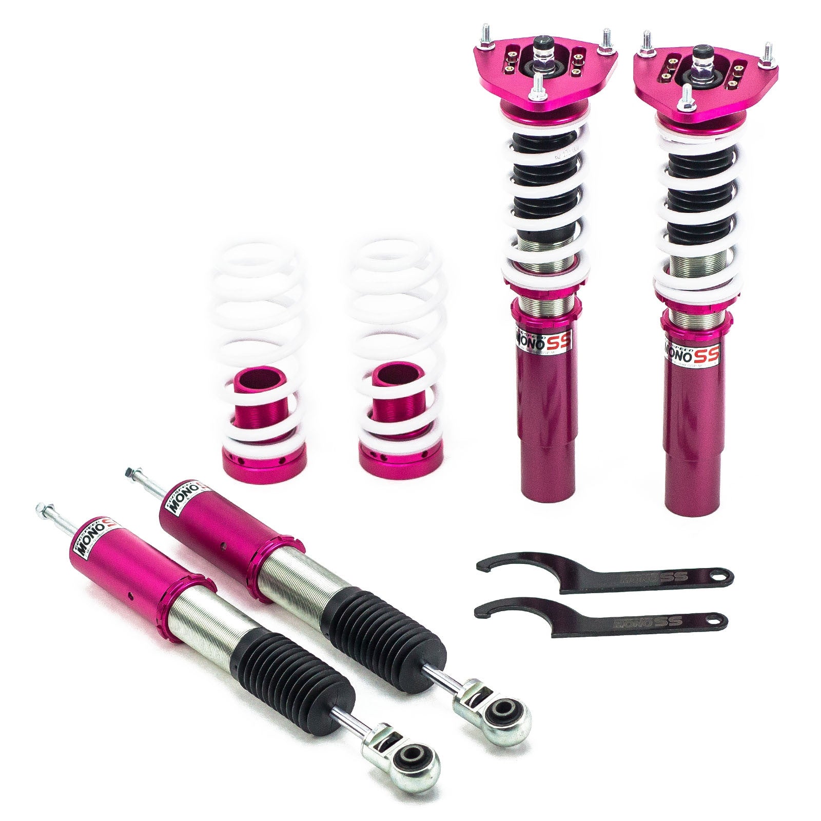 Godspeed MONO SS 16 Way Adjustable Coilover Kit for Audi TT Quattro 54.5mm 08-15