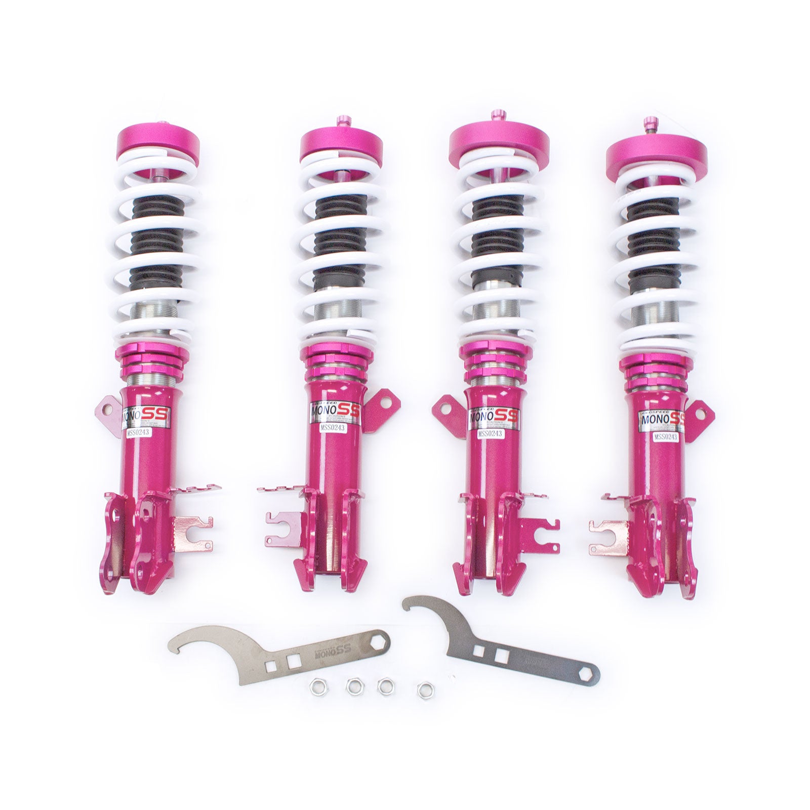 Godspeed MONO SS Adjustable Coilover Shock Strut Kit for Fiat 500X FWD 2016-2022