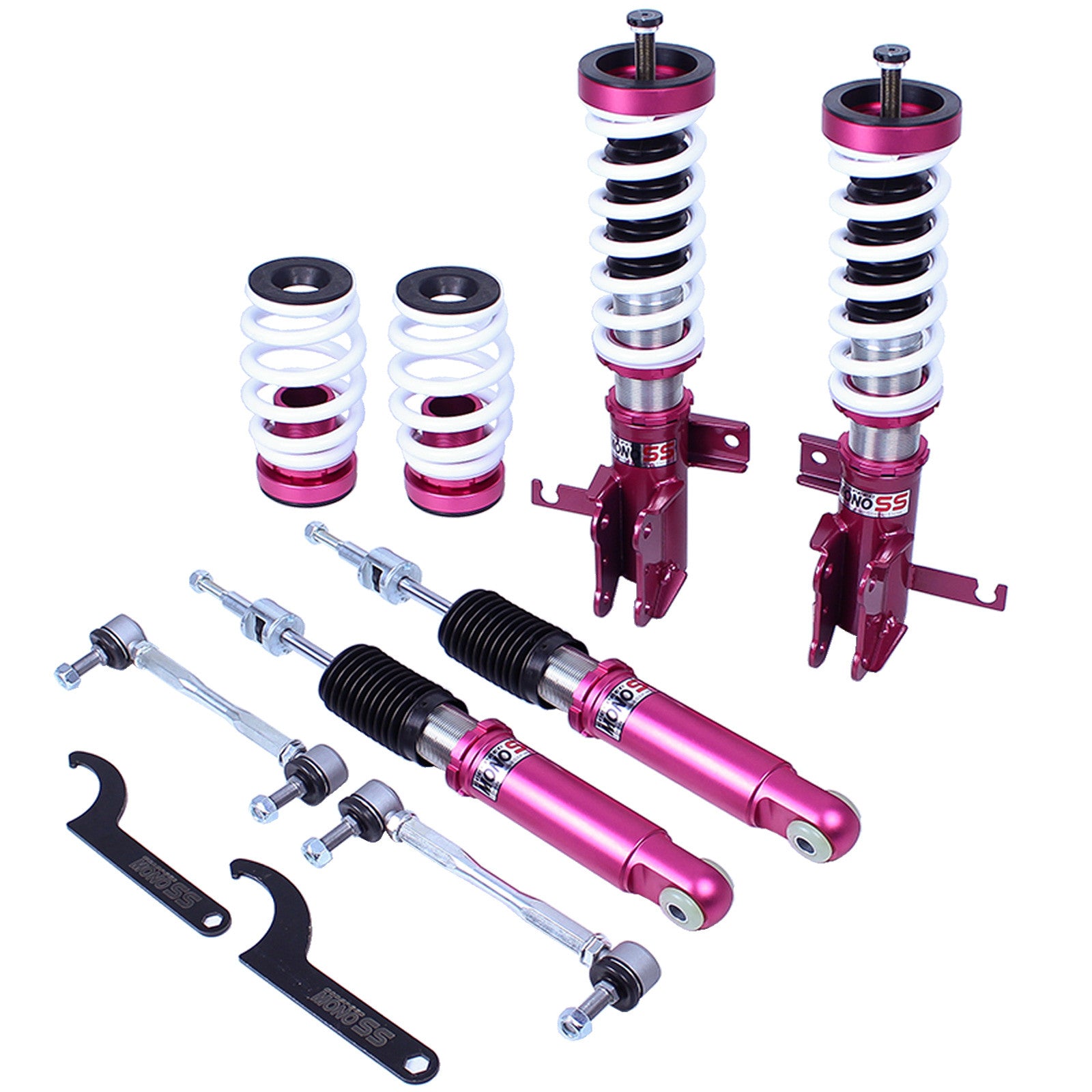 Godspeed MONO-SS Adjustable Coilover Shock Lower Kit for 11-17 Buick Regal FWD