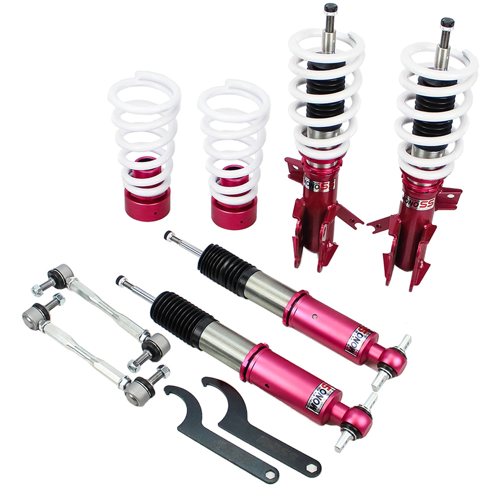 Godspeed MONO-SS Adjustable Coilover Shock Lower Kit for 2013-2016 Lincoln MKZ