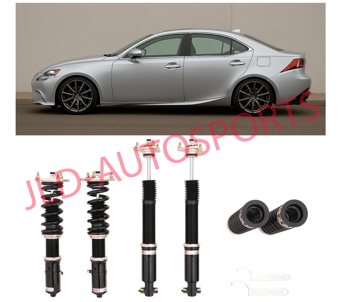 BC Racing BR Coilover Strut Kit For 2014-25 Lexus IS250 / IS300 / IS350 - AWD
