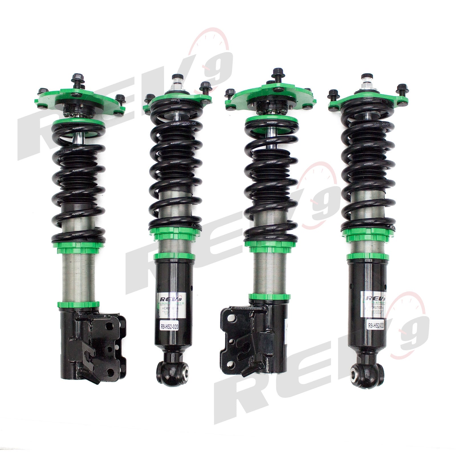 REV9 Hyper Street II Coilover Kit 32 Way Adjustable for 97-01 Mitsubuishi Mirage