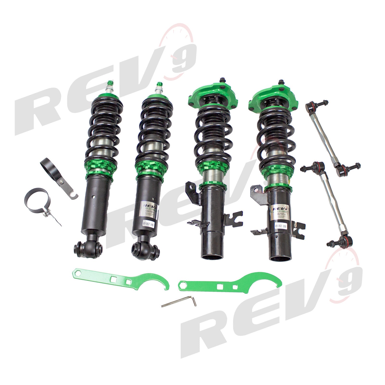REV9 Hyper Street II Adjustable Coilover Shock Kit for 11-16 Mini Countryman