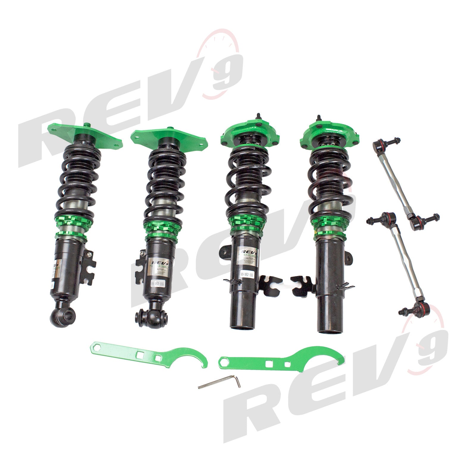 REV9 Hyper Street II Adjustable Coilover Shock Kit for 07-15 Mini Cooper R55 R56