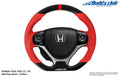 Buddy Club Time Attack Red Steering Wheel for 2012-2015 Honda Civic
