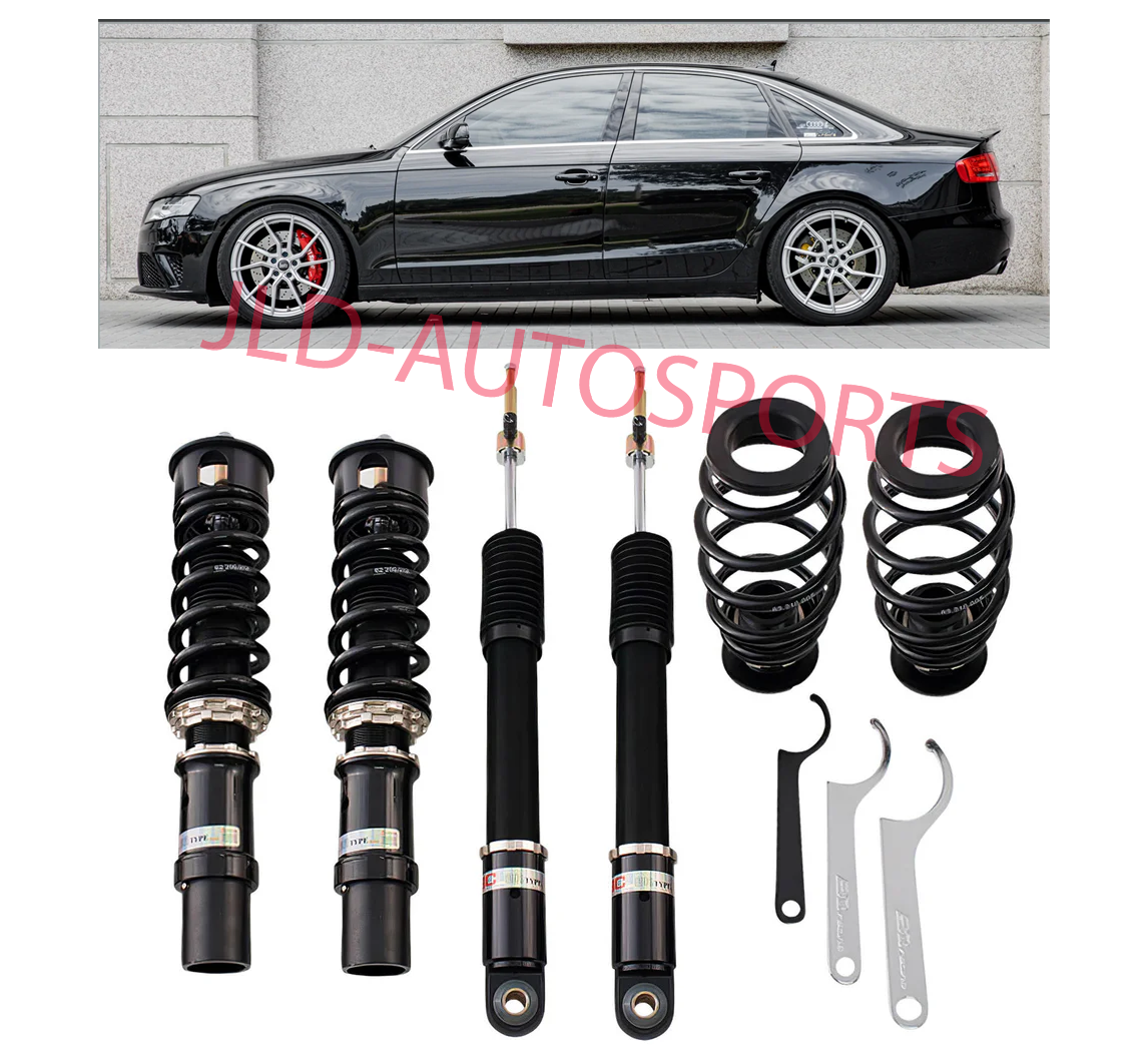 BC Racing BR Coilover Kit For 09-16 Audi A4 / S4 (B8 FWD / AWD) 30-Way Dampening