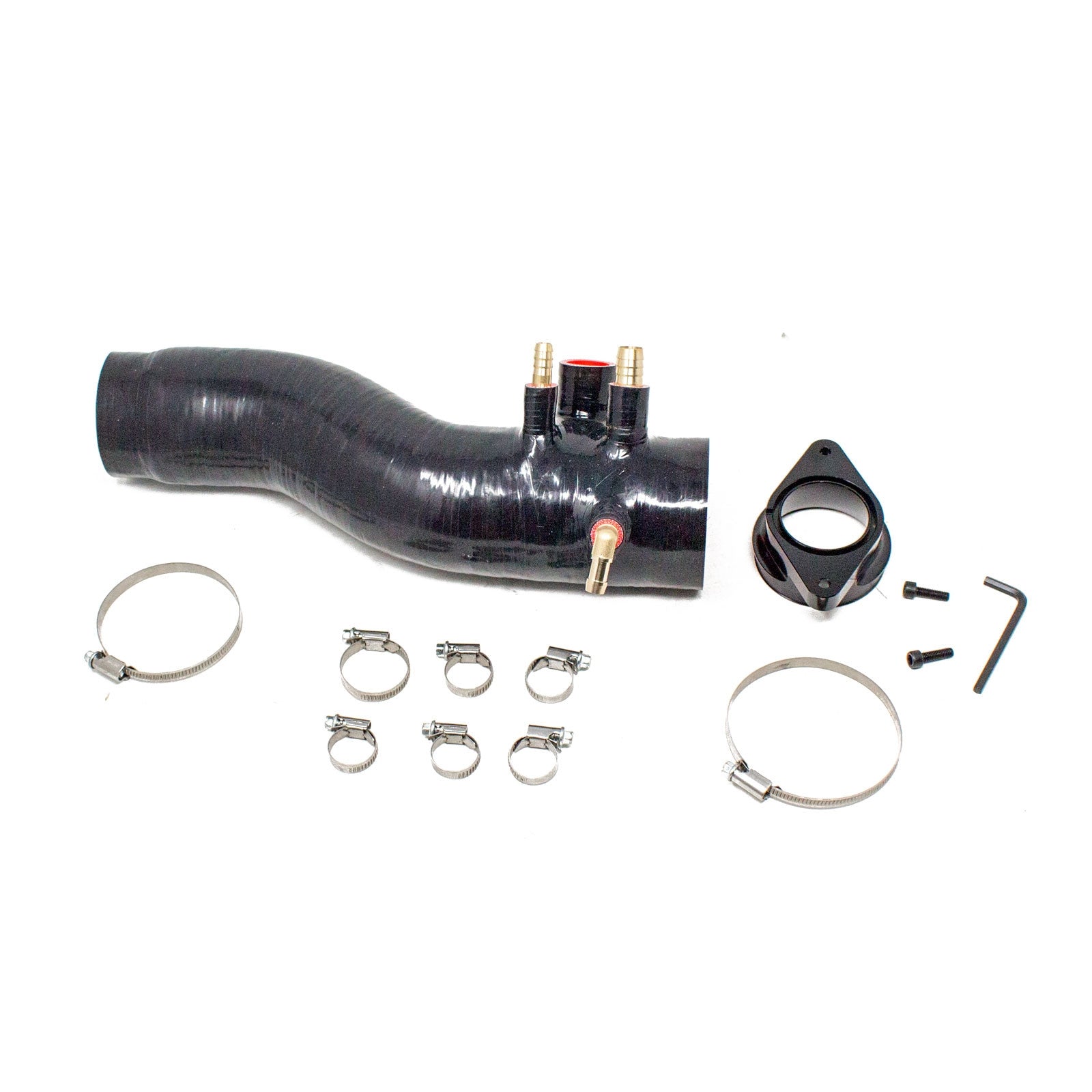 REV9 Black Silicone Turbo Induction Hose Kit For 2015-2021 Subaru WRX 2.0 Turbo