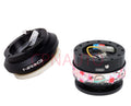 NRG SHORT HUB Adapter + 2.0 Black Sakura Quick Release For EG Civic DC2 Integra