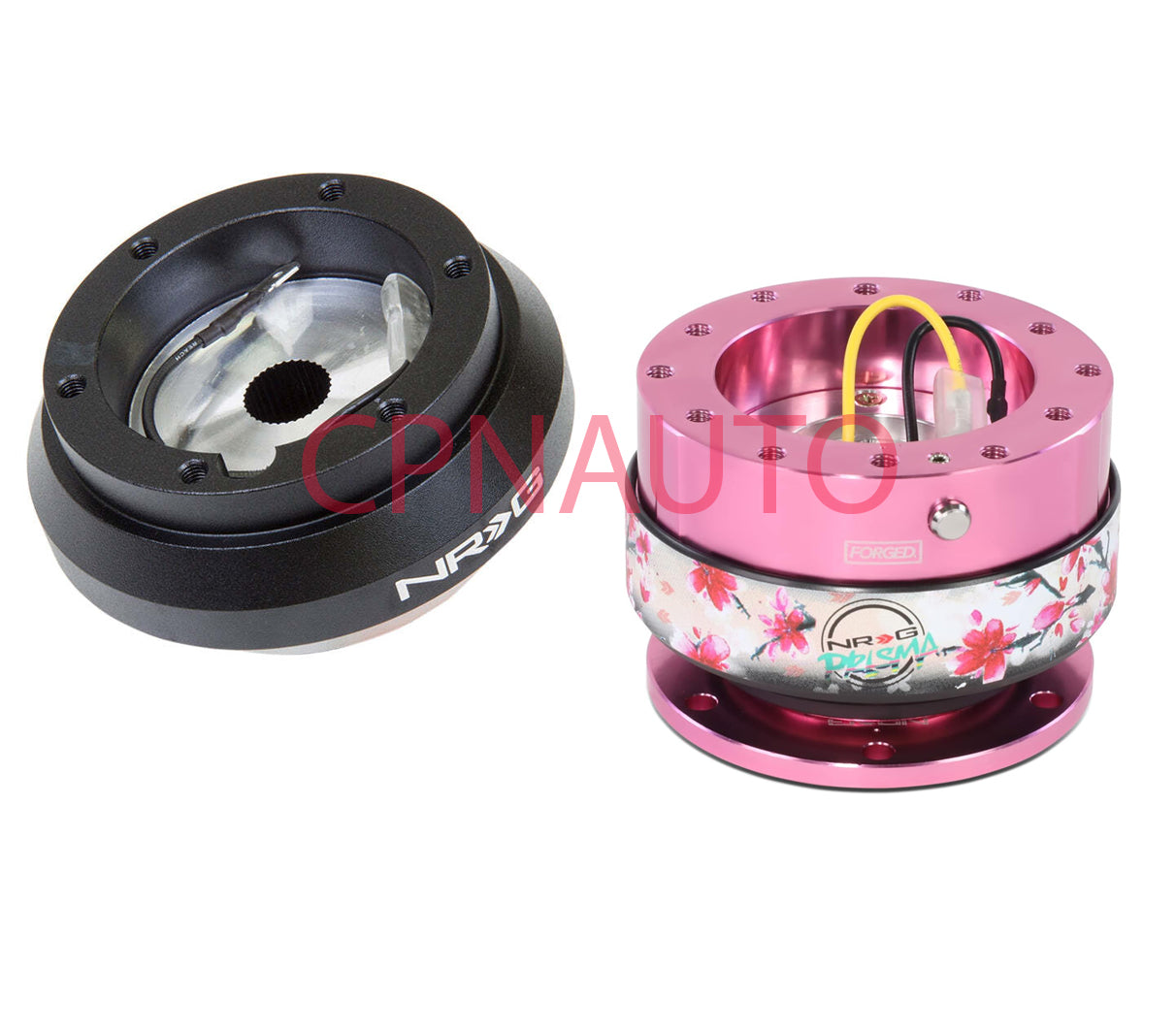 NRG SHORT HUB Adapter 2.0 Pink Sakura Quick Release For Supra MR2 Corolla Celica