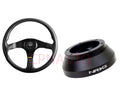 MOMO Tuner Street Steering Wheel + HUB Adapter For CTS COBALT C6 CORVETTE