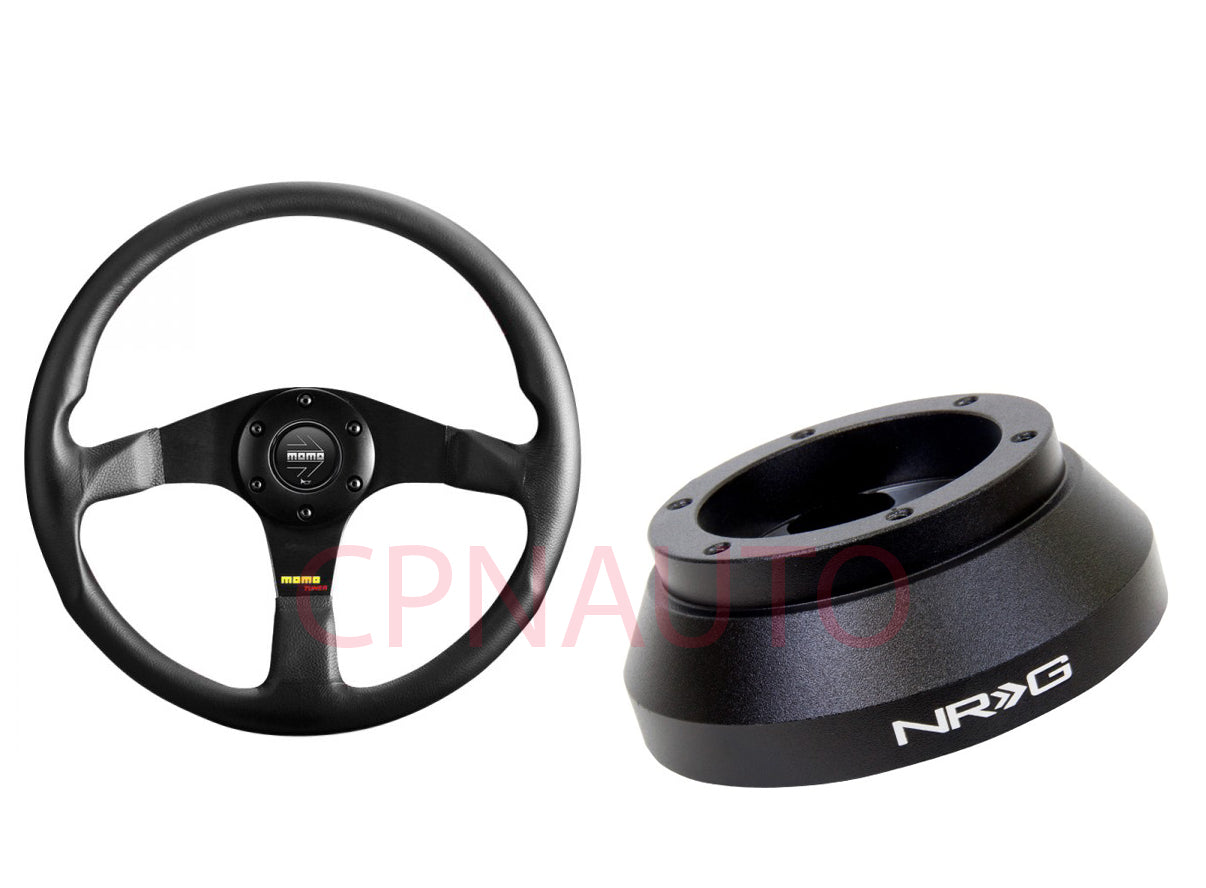 MOMO Tuner Street Steering Wheel + HUB Adapter For CTS COBALT C6 CORVETTE
