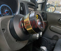 NRG SRK-200BK-CG 2.0 Steering Wheel Quick Release 6 Bolt - BLACK/GOLD