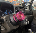 NRG 2.0 Steering Wheel Quick Release 6 Bolt - Pink / Titanium Ring